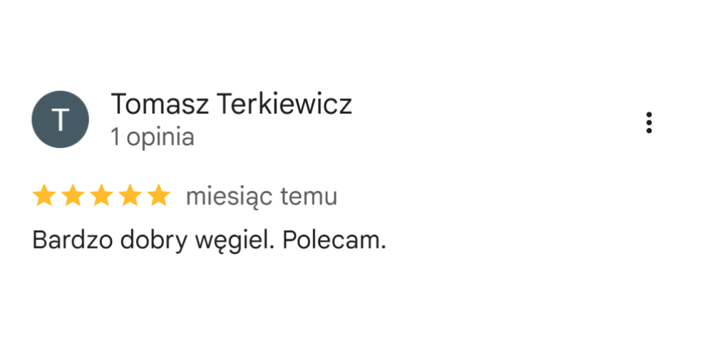 Opinia Google Tomex