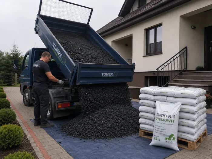 Dostawa węgla pod dom TOMEX